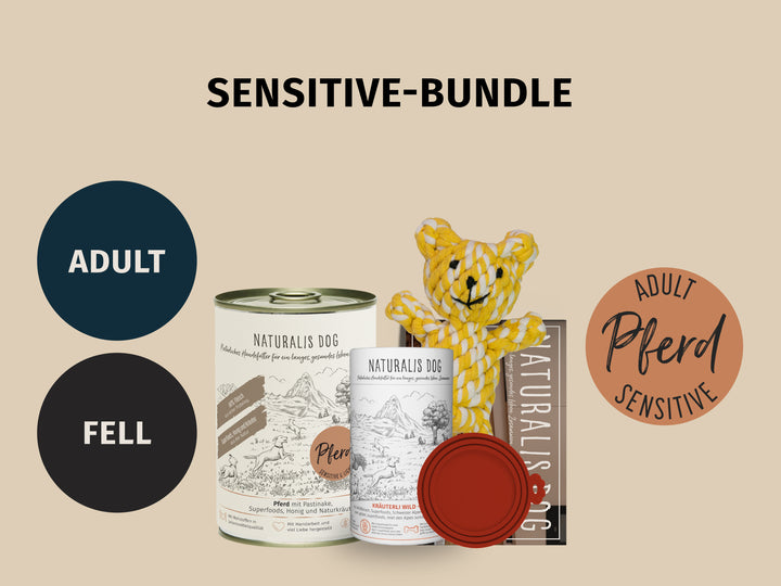 Sensitive-Bundle Horse for targeted support with coat problems