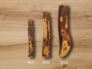 Olivenholz-Kauknochen