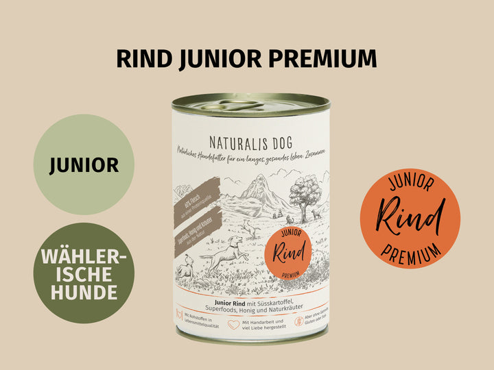 Junior Rind mit Süsskartoffel und Naturkräutern